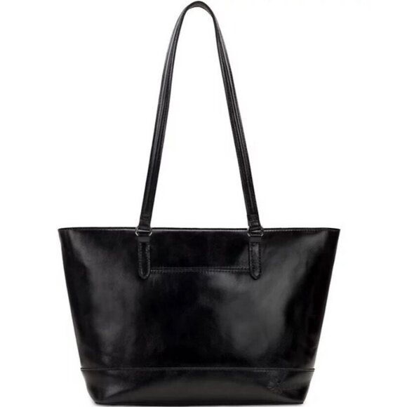 Patricia Nash Violetti smooth leather large tote bag - Black - Picture 1 of 13